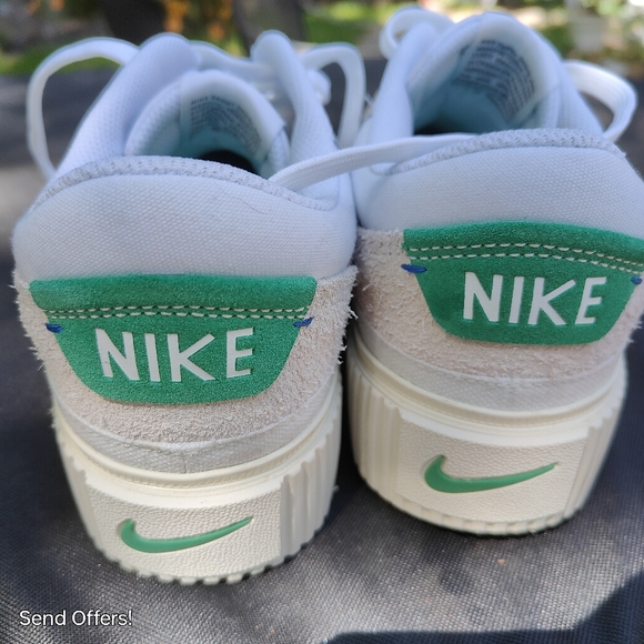 Size 11 - Nike Court Legacy Lift Low White Stadium Green W - Picture 5 of 7